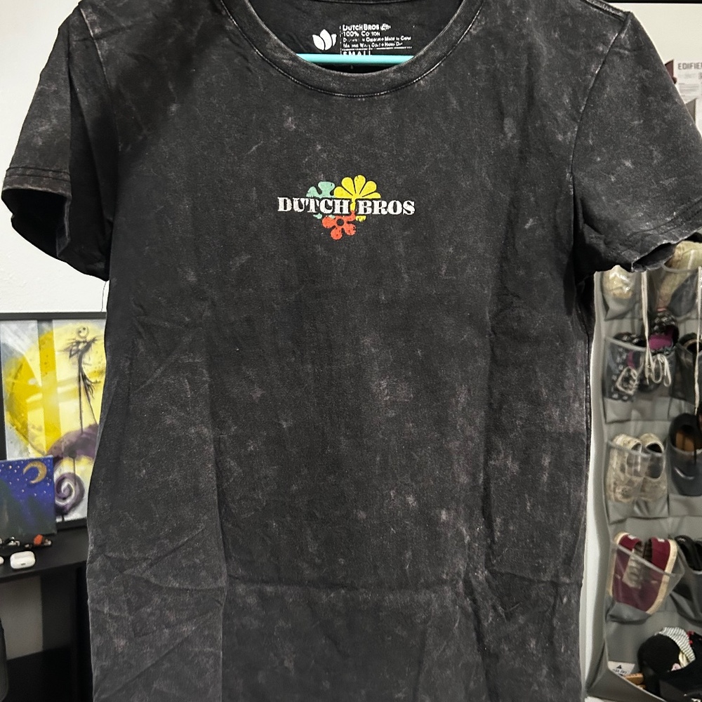 Dutch Bros flower T shirt